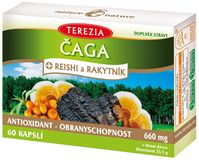 Terezia Čaga+Reishi a Rakytník 60 kapslí