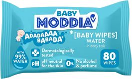 Moddia Baby Dětské vlhčené ubrousky Water 80 ks