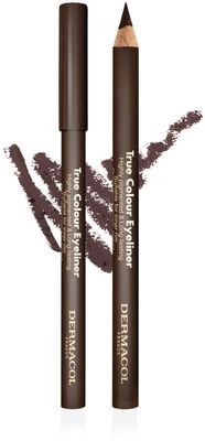 Dermacol True colour dřevěná tužka na oči - Brown 4 g