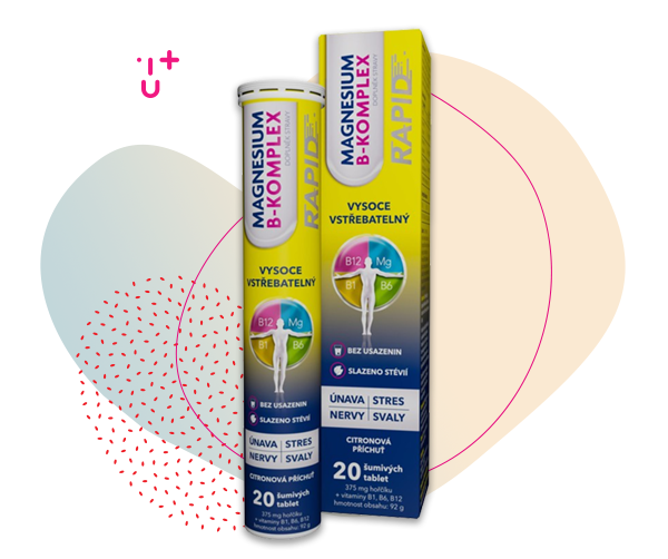 Magnesium B-Komplex Rapid šumivé tablety 20 ks