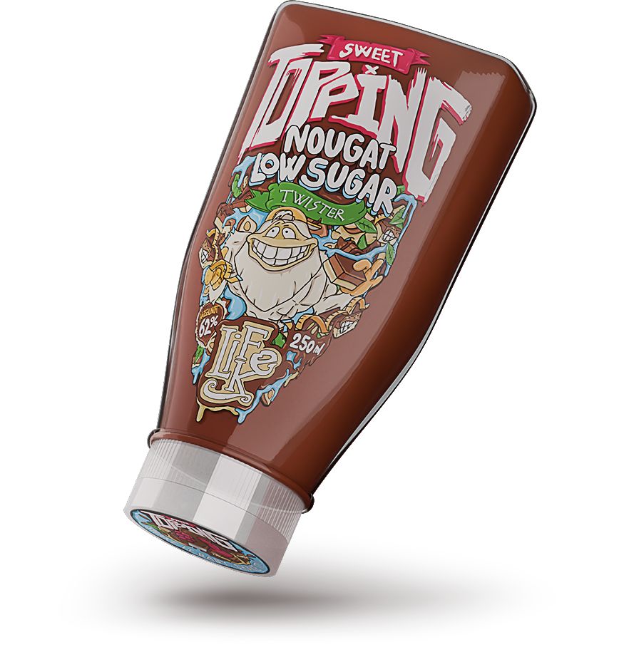 Lifelike Topping Twister nougat low sugar 1 x 250 g