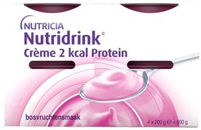 Nutridrink Creme 2 kcal Protein s příchutí lesní ovoce 4 x 200 g