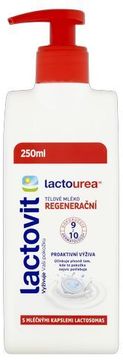Lactovit LACTOUREA Tělové mléko regenerační 400 ml