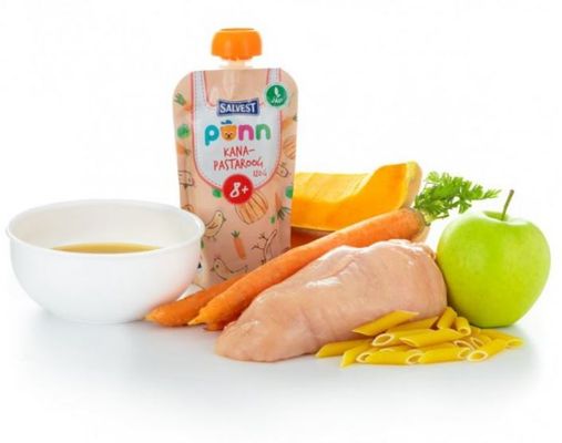 Salvest Põnn BIO Kuřátko s těstovinami 120 g
