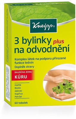 Kneipp 3 bylinky na odvodnění 60 tobolek