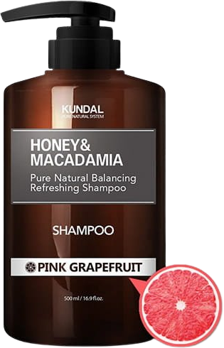 Kundal Honey&Macadamia Nature Shampoo - přírodní hydratační šampon s vůní Grapefruitu 500 ml