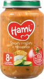 Hami zeleninový příkrm Špagety s rajčaty a mozzarellou, 8+ 200 g