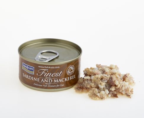 Fish4Cats Konzerva pro kočky Finest sardinka s makrelou 70 g