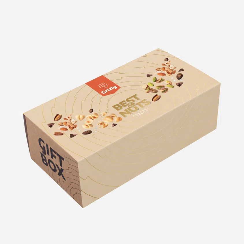 Grizly Dárkový box Best of Nuts 480 g