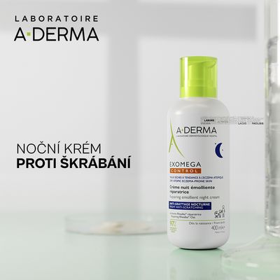 A-Derma Exomega Control Rregenerační emolienční noční krém 400 ml