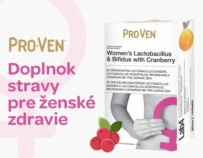 Provence, doplnok stravy, určené pre ženy, lactobacillus, extrakt s brusníc, vitamín B, trávenie
