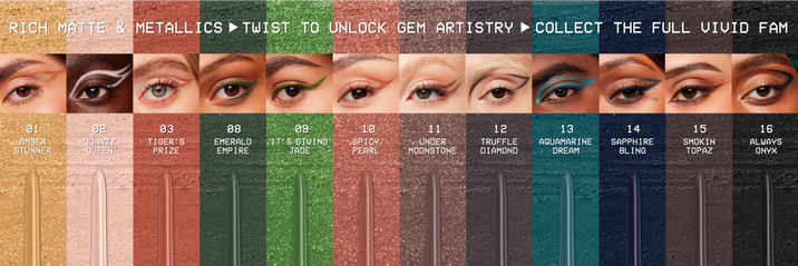 NYX Professional Makeup Vivid Rich Mechanical Liner tužka na oči 02 Quartz Que 0.28 g