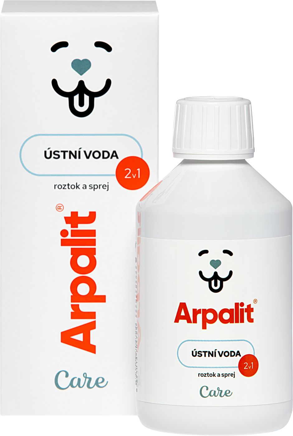 Arpalit Care Ústní voda 2v1 (roztok a sprej) 250 ml