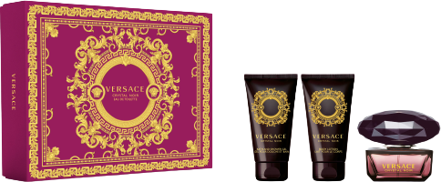 Versace crystal clearance noir set cena