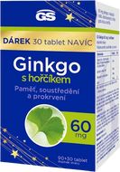 GS Ginkgo 60 mg s hořčíkem 90 + 30 tablet