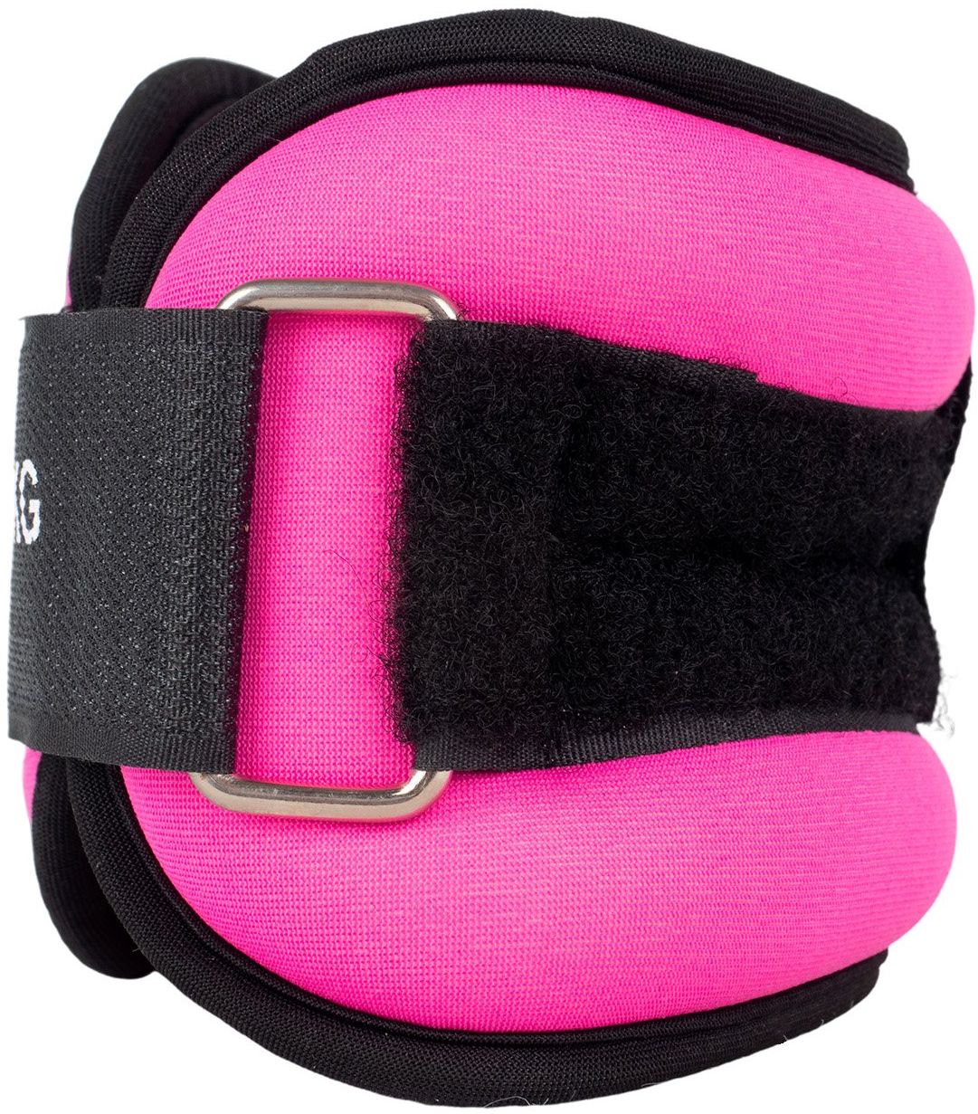 Acra Závaží na zápěstí/kotníky růžová 2 x 0.5 kg