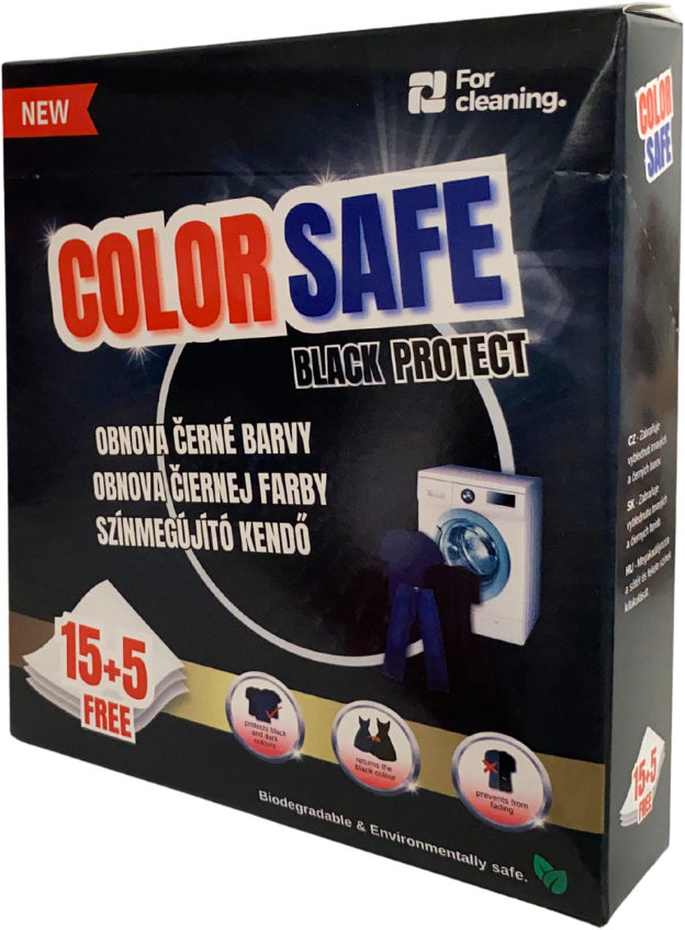 Color Safe Ubrousky na praní Black protect 20 ks