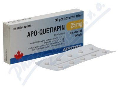Apo-Quetiapin 25mg por.tbl.flm.30x25mg