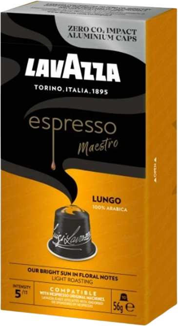 Lavazza Kapsle pro Nespresso, espresso Maestro lungo 10 ks