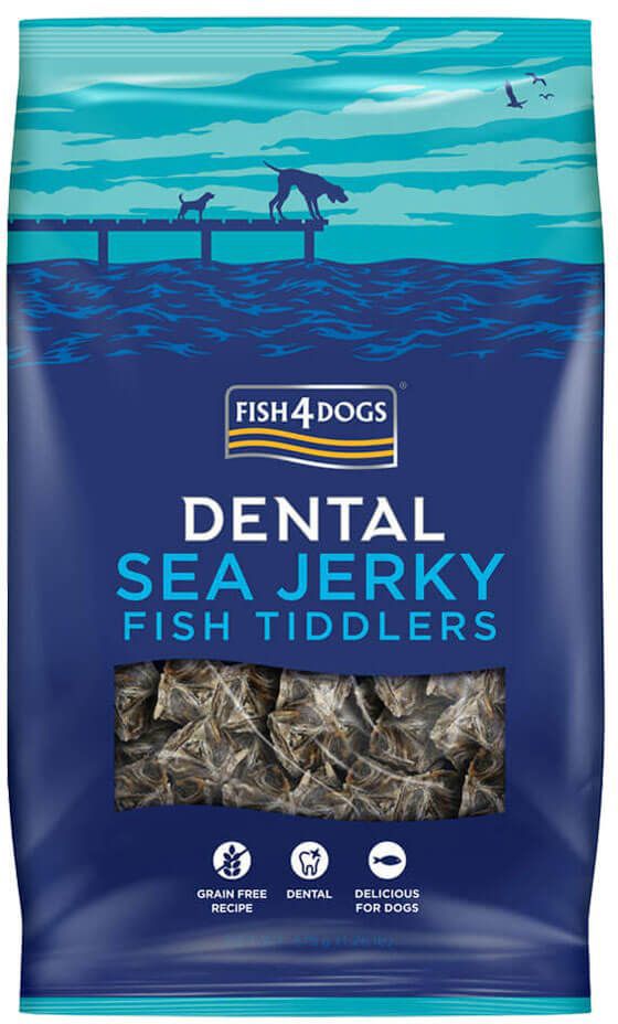 Fish4Dogs Pamlsky pro psy Dental Sea mořská ryba – rybičky 575 g