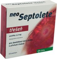 NeoSeptolete Třešeň 18 pastilek