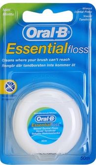 Oral-B EssentialFloss Mint Wax Dentální nit 50 m