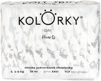 Kolorky DAY Srdce vel. S (3-6 kg) 25 ks