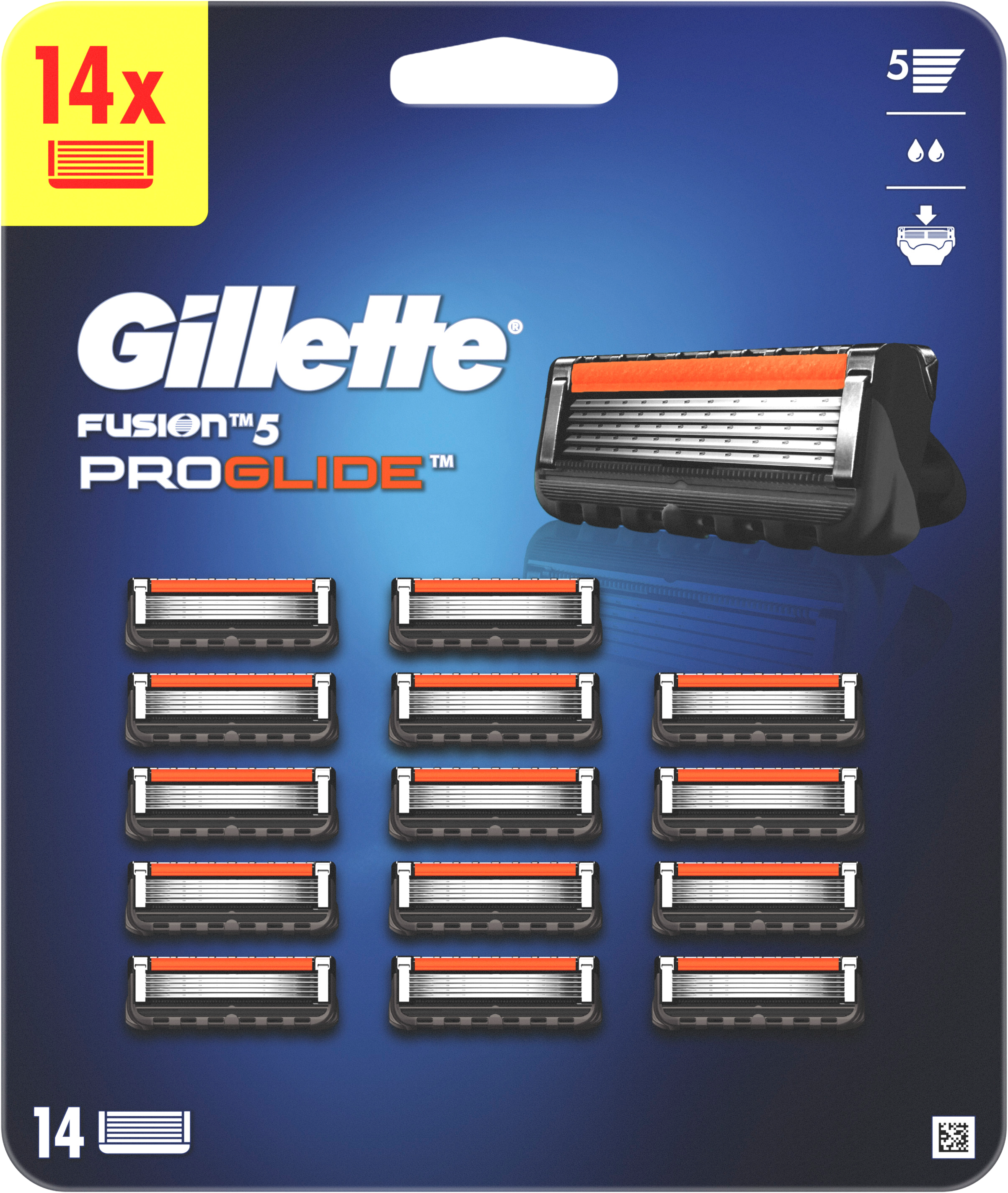 Gillette ProGlide Pánské náhradní holicí hlavice 14 ks