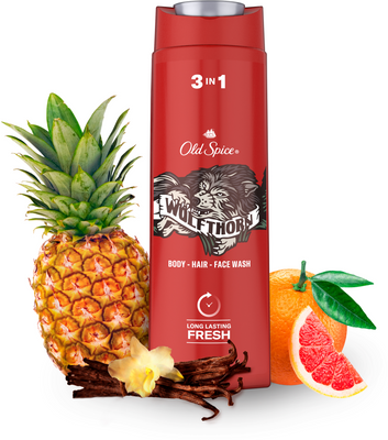 Old Spice WolfThorn sprchový gel s tropickou vůní citrusů 400 ml