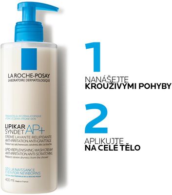 La Roche-Posay Lipikar Syndet Krémový sprchový gel proti podráždění 400 ml