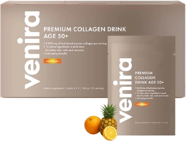 Venira PREMIUM kolagenový drink age 50+ multivitamin 30 x 10.8 g