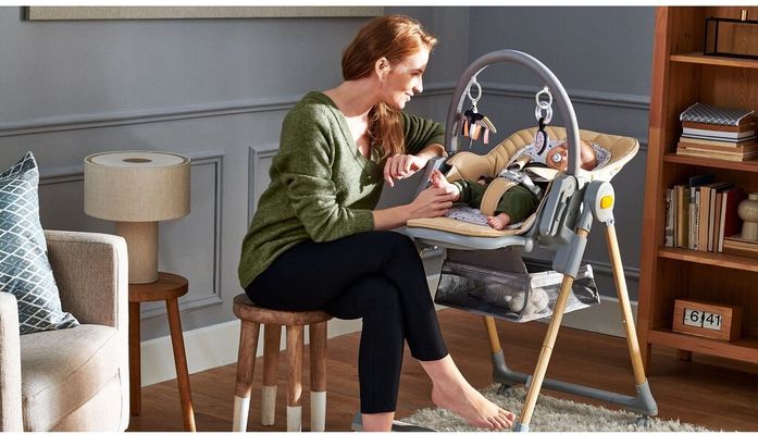 Kinderkraft Select Židlička jídelní Lastree Pink, Premium