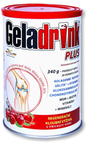 Geladrink Plus višeň 340 g