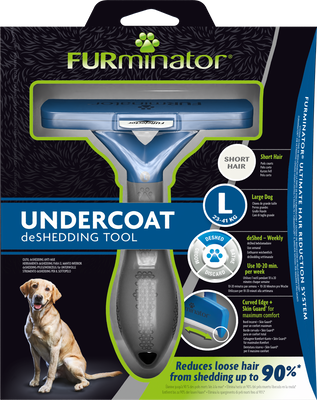 Furminator Vyčesávací hrablo pro velká plemena psů s krátkou srstí