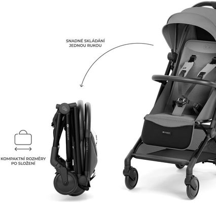 Kinderkraft Select Kočárek sportovní Pilot 2 Grey 1 ks