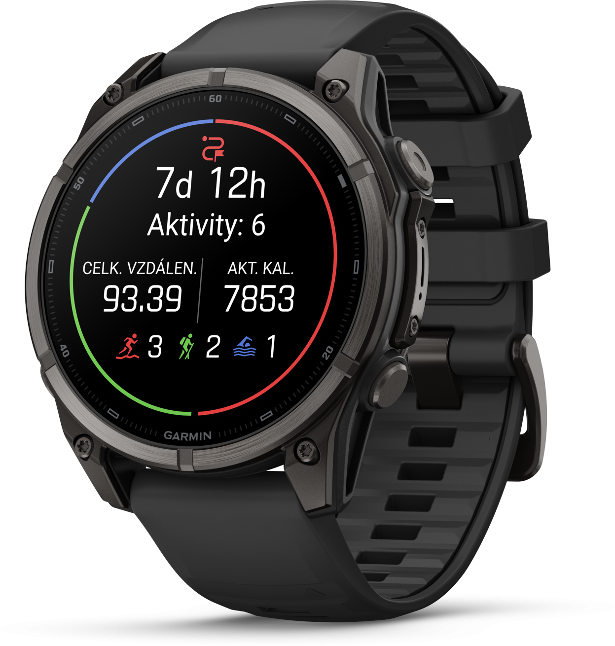 Garmin fenix 9 47mm AMOLED Pebble Gray