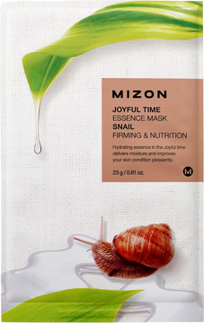 Mizon Joyful Time Essence Mask Snail Vyživující plátýnková maska se zpevňujícím účinkem 23 g