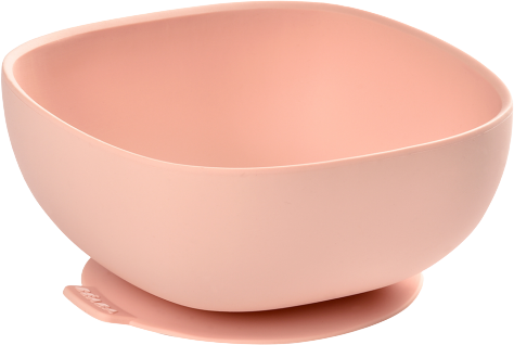 Beaba Miska silikonová s přísavkou Pink 1 ks