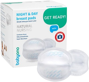 BabyOno Vložky do podprsenky Night&Day 40 ks