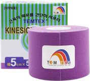 Temtex kinesio tape Classic, fialová tejpovací páska 5cm x 5m