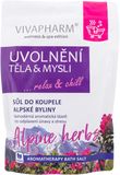 VivaPharm Sůl do koupele Uvolnění těla a mysli 1000 g