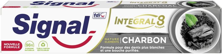 Signal Nature Elements Integral 8 Charcoal Zubní pasta 75 ml