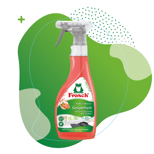 Frosch, EKO, Odmašťovač do kuchyně, Grep, 500 ml