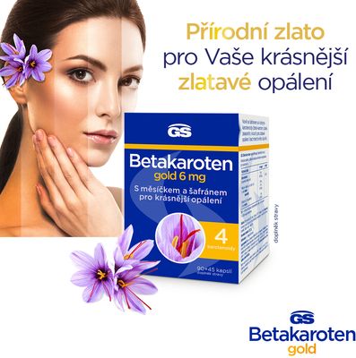 GS Betakaroten gold 6mg 135 kapslí