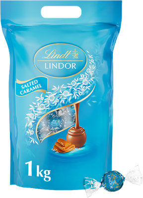 Lindt Lindor pralinky slaný karamel 1000 g
