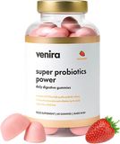 Venira Super probiotics power - medvídci na zlepšení trávení jahoda 60 ks