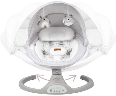 MoMi KENANI Elektrická houpačka světle šedá