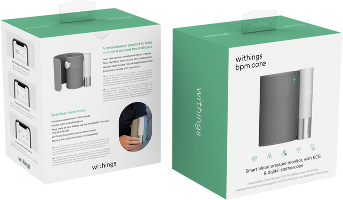 Withings Chytrý tlakoměr s EKG senzorem WPM04-all-Inter