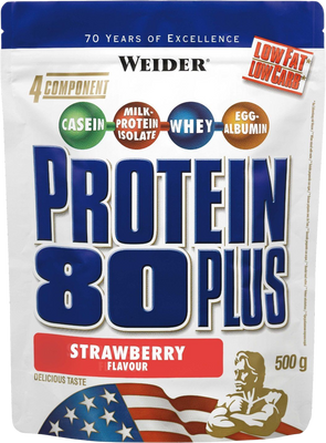 Weider Protein 80 Plus  Jahoda 500 g