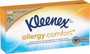 Kleenex ® Allergy Comfort Papírové kapesníky box 56 ks